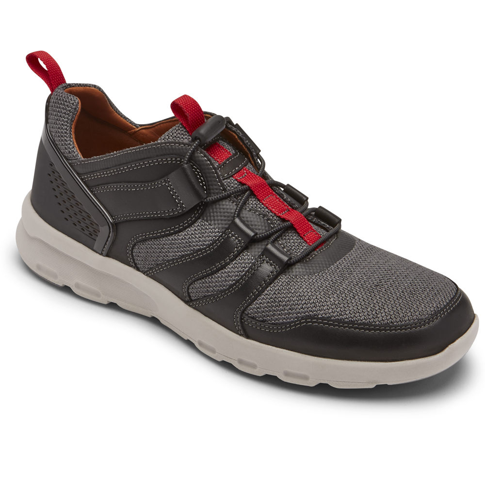 Rockport Joggesko Herre Svart - Pulsetech Alt Bungee - XUYS39407